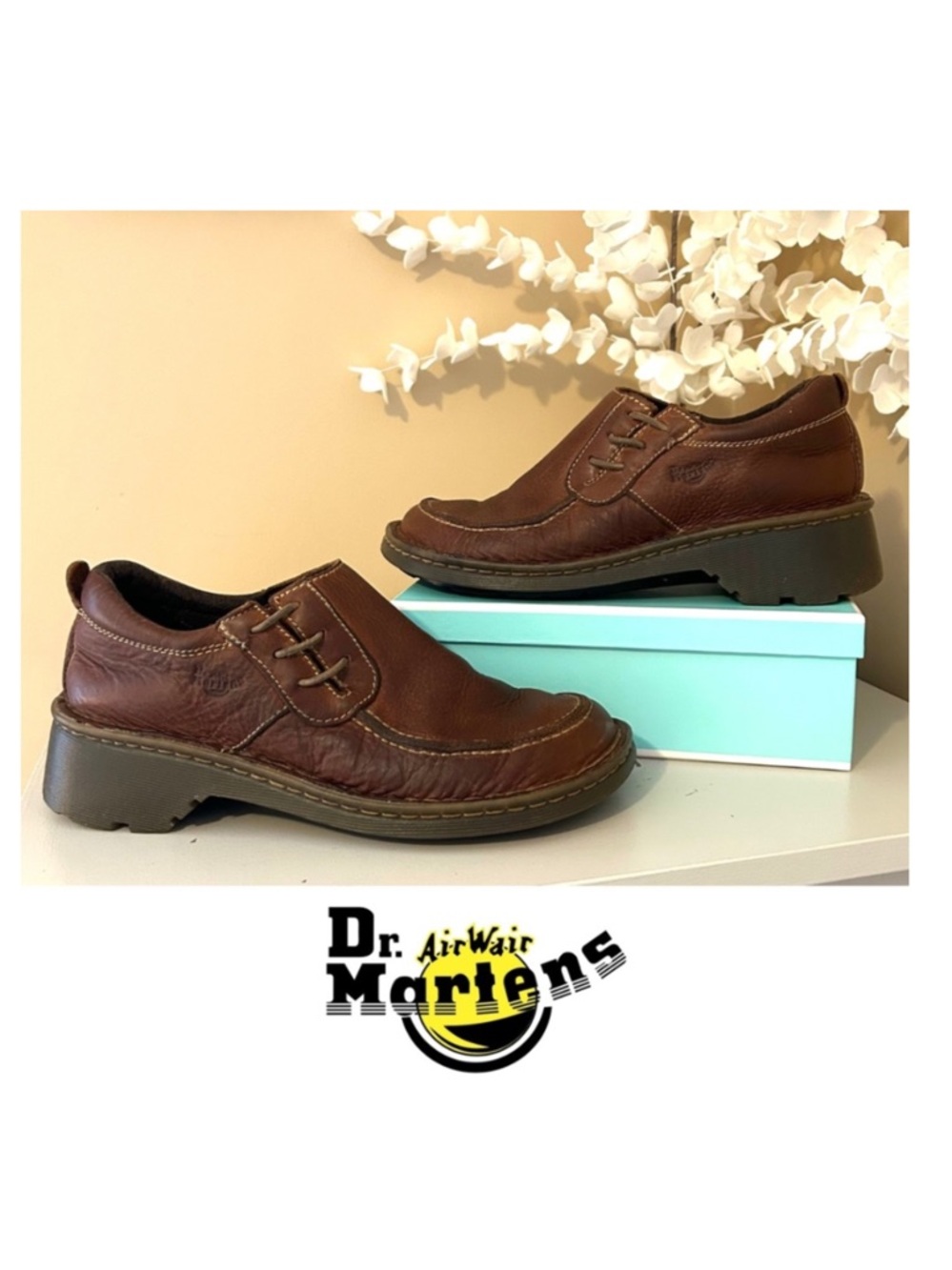 Vintage Dr. Martens 2B18 Unisex Leather Shoes Women’s Size 8.5 Men’s Size 7